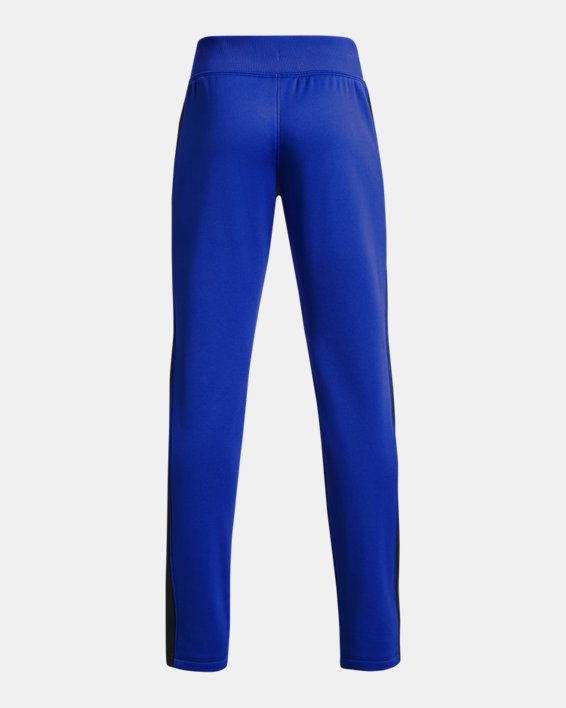 Girls' Armour Fleece® Pants, Blue, pdpMainDesktop image number 1